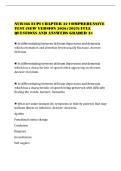 NUR166 ECPI CHAPTER 32 COMPREHENSIVE&NewLine;TEST &lpar;NEW VERSION 2026&sol;2027&rpar; FULL&NewLine;QUESTIONS AND ANSWERS GRADED A&plus;