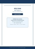 WGU D446 ADULT HEALTH II Bundled Exams 2026 &sol; 2027 UPDATE