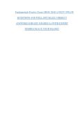 Fundamentals Practice Exam &lpar;HESI&rpar; 2026 LATEST UPDATE&NewLine;QUESTIONS AND WELL-DETAILED&comma; CORRECT&NewLine;ANSWERS&sol;ALREADY GRADED A&plus;&sol;WITH EXPERT&NewLine;FEEDBACK&sol;ACE YOUR EXAMS&excl;&excl;