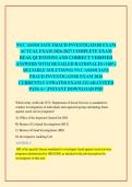 NYC ASSOCIATE FRAUD INVESTIGATOR EXAM ACTUAL EXAM 2026-2027 COMPLETE EXAM REAL QUESTIONS AND CORRECT VERIFIED ANSWERS WITH DETAILED RATIONALES &lpar;100&percnt; RELIABLE SOLUTIONS&rpar; NYC ASSOCIATE FRAUD INVESTIGATOR EXAM 2026 CURRENTLY UPDATED EXAM &vert;GUARANTEED PASS A&plus; 
