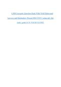 LMR Georgette Question Bank With Well-Elaborated&NewLine;Answers and Rationales&sol; &lpar;Passed 2025 ANCC using only this&NewLine;study guide&rpar;ACE YOUR EXAMS&excl;&excl;&NewLine;