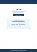 NU 185&NewLine;MEDICAL-SURGICAL NURSING II&NewLine;Medical-Surgical Nursing II Review 7&NewLine;2026 &sol; 2027 UPDATE