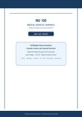 NU 185 MEDICAL-SURGICAL NURSING II Bundled Exams 2026 &sol; 2027 UPDATE