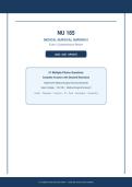 NU 185 MEDICAL-SURGICAL NURSING II Bundled Exams 2026 &sol; 2027 UPDATE