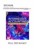 Test bank for Intermediate Accounting&NewLine;by Elizabeth Gordon &lpar;Author&rpar;&comma; Jana Raedy &lpar;Author&rpar;&comma; Alexander Sannella &lpar;Author&rpar;  all pages fully covered with test questions and answers graded A&plus;