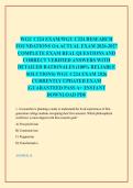 WGU C224 EXAM&sol;WGU C224 RESEARCH FOUNDATIONS OA ACTUAL EXAM 2026-2027 COMPLETE EXAM REAL QUESTIONS AND CORRECT VERIFIED ANSWERS WITH DETAILED RATIONALES &lpar;100&percnt; RELIABLE SOLUTIONS&rpar; WGU C224 EXAM 2026 CURRENTLY UPDATED EXAM &vert;GUARANTEED PASS A&plus; &vert;INSTANT DOWNLO