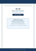 NU 185 MEDICAL-SURGICAL NURSING II BUNDLED EXAMS 2026 &sol; 2027 UPDATE