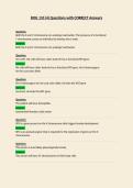 BIOL 133  Questions with CORRECT Answers