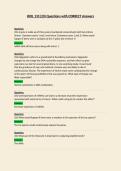BIOL 133  Questions with CORRECT Answers