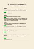 BIOL 133  Questions with CORRECT Answers