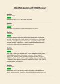 BIOL 134 Questions with CORRECT Answers