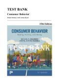 Test Bank &mdash; Consumer Behavior&comma; 15th Edition &lpar;Solomon&comma; Russell&comma; 2026&rpar; &vert; All 14 Chapters Covered&NewLine;