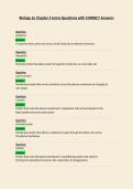 Biology 2e Chapter 5 terms Questions with CORRECT Answers