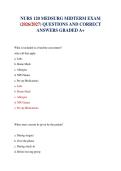 NURS 120 MEDSURG MIDTERM EXAM &lpar;2026&sol;2027&rpar; QUESTIONS AND CORRECT ANSWERS GRADED A&plus;