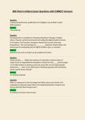 BOF Mod A midterm Exam Questions with CORRECT Answers