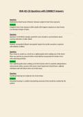 BSN 425  Questions with CORRECT Answers