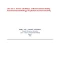 C207 Task 2 - Decision Tree Analysis for Business Decision Making &NewLine;Data-Driven Decision Making &lpar;C207&rpar; Western Governors University