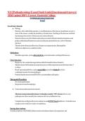 N212 Pathophysiology Exam 1 Study Guide &vert; Questions and Answers &vert; 2026 Update &vert; 100&percnt; Correct - Eastwick College&period;&NewLine;