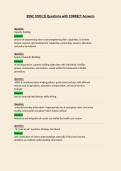 BSNC 1000 Questions with CORRECT Answers