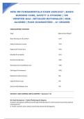  HESI PN FUNDAMENTALS EXAM 2026&sol;2027 &vert; BASIC NURSING CARE&comma; SAFETY & HYGIENE &vert; 100 VERIFIED Q&A &vert; DETAILED RATIONALES &vert; NGN-ALIGNED &vert; PASS GUARANTEED &ndash; A&plus; GRADED