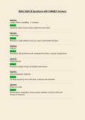 BSNC 1000 Questions with CORRECT Answers