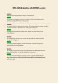 BSNC 1000 Questions with CORRECT Answers