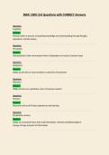 BSNC 1000 Questions with CORRECT Answers