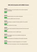 BSNC 1020  Questions with CORRECT Answers