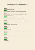 BSNC 1020  Questions with CORRECT Answers