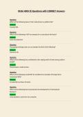 BUSA 4000 Questions with CORRECT Answers