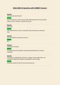 BUSA 4000 Questions with CORRECT Answers