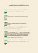 BUSI 311  Questions with CORRECT Answers
