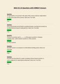BUSI 311  Questions with CORRECT Answers