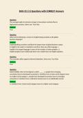 BUSI 311  Questions with CORRECT Answers