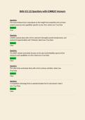 BUSI 311  Questions with CORRECT Answers