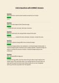 WGU C165  Questions with CORRECT Answers
