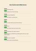 WGU C165  Questions with CORRECT Answers