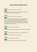 WGU C165  Questions with CORRECT Answers