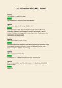 WGU C165  Questions with CORRECT Answers