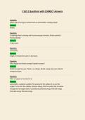 WGU C165  Questions with CORRECT Answers