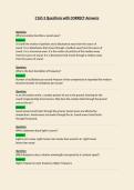WGU C165  Questions with CORRECT Answers