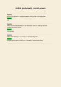 WGU C808 Questions with CORRECT Answers&NewLine;