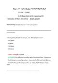 NSG 530 &lpar;Exams 1 &ndash; 4&rpar; Wilkes Advanced Pathophysiology Bundle &ndash; 20262027 update