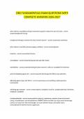 ONS FUNDAMENTALS EXAM QUESTIONS WITH&NewLine;COMPLETE ANSWERS 2026-2027