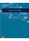 Law for Business 12th Edition by A&period; James Barnes Test Bank &vert; Study Guide&comma; Practice Questions&comma; Answers & Exam Review 2026&sol;2027