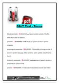 CALT Test Terms 2026&sol;2027 &vert; 119 Questions & Answers &vert; Dyslexia&comma; Phonics&comma; Morphology&comma; Orton-Gillingham & Reading Instruction