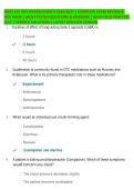 NURS 615 ADV PHARM EXAM 4 2026&sol;2027 &vert; COMPLETE EXAM REVIEW & &NewLine;TEST BANK &vert; MOST TESTED QUESTIONS & ANSWERS &vert; HIGH-YIELD PRACTICE &NewLine;TEST &vert; VERIFIED SOLUTIONS &vert; LATEST UPDATED VERSION