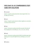 WGU D669 OA 45 COMPREHENSIVE STUDY&NewLine;GUIDE WITH SOLUTIONS
