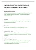 WGU D670 ACTUAL QUESTIONS AND&NewLine;ANSWERS EXAMPREP STUDY GUIDE&NewLine;