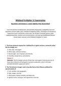 Wildland Firefighter 1C Examination Questions and Answers &vert; Latest Update&vert; Pass Guaranteed